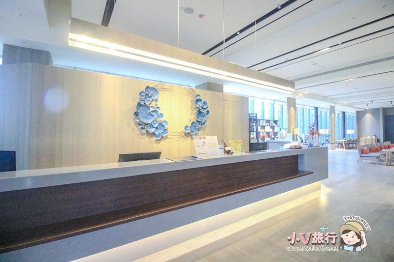 地景澤行館二樓Check-in接待大櫃台