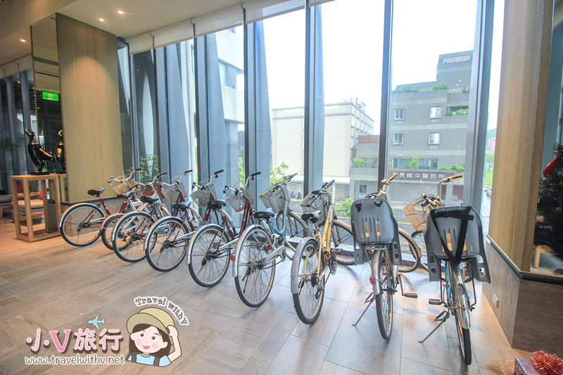 地景澤行館住客免費租借單車區