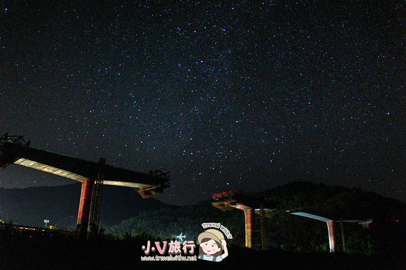 台東金崙海灘夜晚的滿天星斗