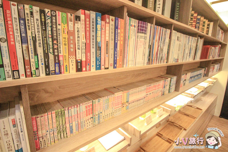 旅人驛站中正藏書館創辦人傑哥私人珍藏圖書角