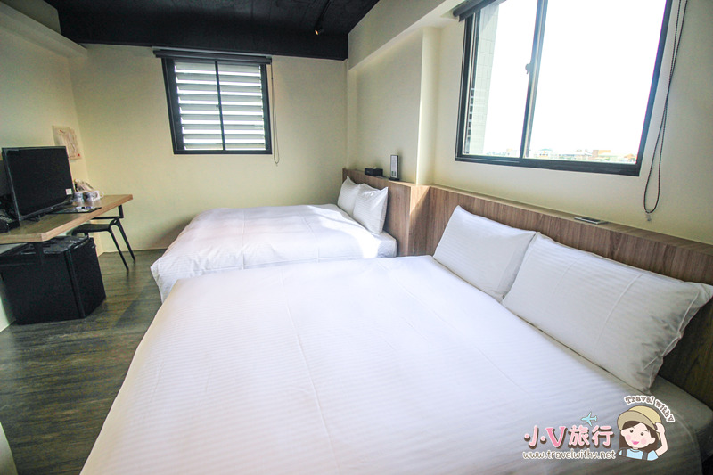 台東市區住宿旅人驛站鐵花文創二館雙床四人房開箱