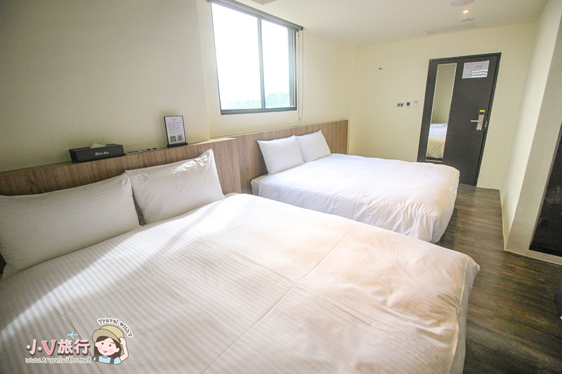 台東市區住宿旅人驛站鐵花文創二館雙床四人房開箱